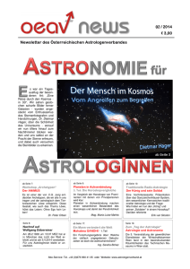 oeav news 02-2014 - Österreichischer Astrologenverband