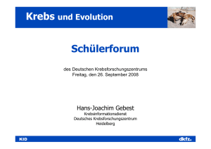 Evolution und Krebs-Dr. Gebest - Heidelberger Life