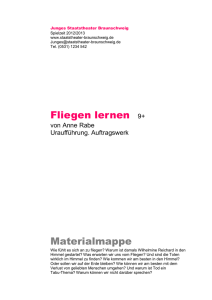 Fliegen lernen - Archiv Spielzeiten 2010-2013