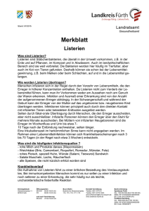Merkblatt Listerien
