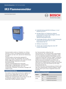 IR3 Flammenmelder - Bosch Security Systems