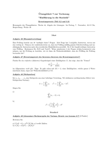 Blatt 7 - Luchsinger Mathematics AG