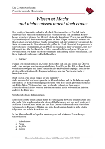 Die Sprache des Körpers - Heilpraktiker Darmstadt.Praxis für