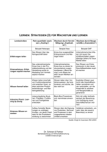 lernen: strategien (3) für wachstum und lernen