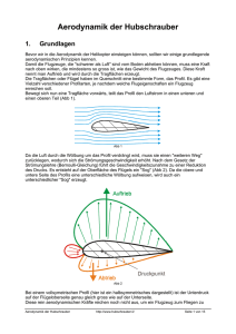 Aerodynamik der Hubschrauber