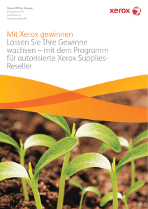 Mit Xerox gewinnen Lassen Sie Ihre Gewinne wachsen – mit dem