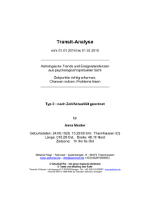 Transit-Analyse - Shop