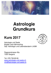 Astrologie Grundkurs - Astrologie-und