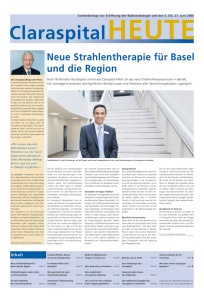 Neue Strahlentherapie für Basel und die Region