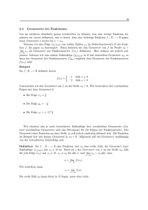 2.4 Grenzwerte bei Funktionen