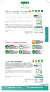 Nattokinase (magensaftresistent) € 30,45 NADH 20mg