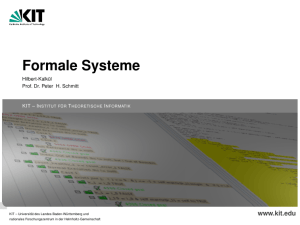 Formale Systeme