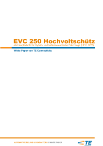 EVC 250 Hochvoltschütz