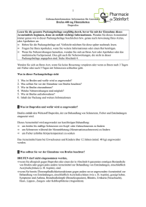 Gebrauchsinformation: Information für Anwender Brufen 400 mg