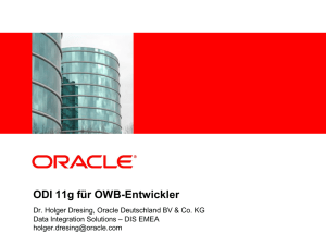 ODI 11g für OWB-Entwickler