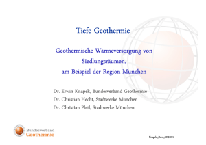 Tiefe Geothermie