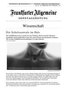 Wissenschaft - Schilddrüsen