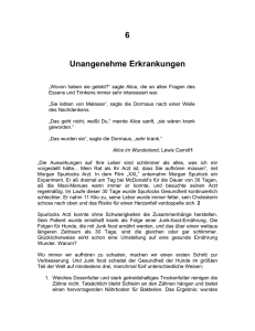 Unangenehme Erkrankungen