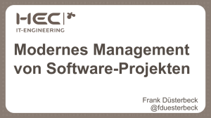23.04.2015: "Modernes Management von Software