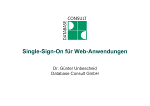 Single-Sign-On für Web-Anwendungen