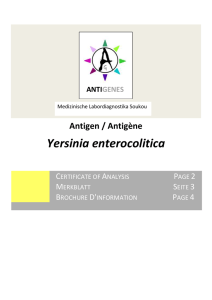 Yersinia enterocolitica - Medizinische Labordiagnostika