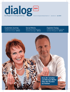 Ausgabe 02/2014 - Deutschen Dialogmarketing Verband