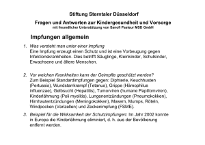 Impfungen - Sterntaler Düsseldorf eV