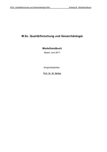 Titel des Moduls: EinfÙhrung - QSGA