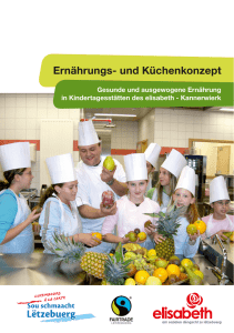 Ernährungs- und Küchenkonzept