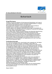 Merkblatt Scharlach - Saarpfalz