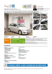 Mercedes-Benz B 180 NEUES MODELL/NAVI/PTS AKT/SHZ
