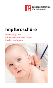 Impfbroschüre