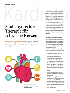 Stadiengerechte Therapie für schwache Herzen