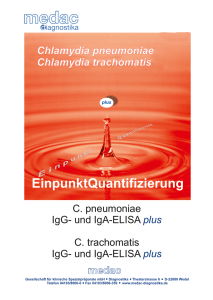 Einpunktquantifizierung C. pneumoniae und C - medac