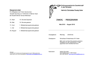 05.-08.10 Zweigprogramm - Anthroposophische Gesellschaft in der