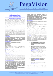 Newsletter 12-2009 - Pegasus Fachgesellschaft Arbeitsmedizin mbH