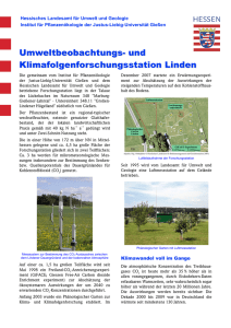 Umweltbeobachtungs- und Klimafolgenforschungsstation Linden