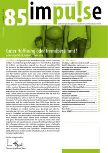 guter hoffnung oder fremdbestimmt?