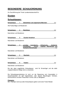 Exoten - Vogelliebhaber Tiroler Unterland