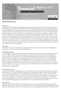 Sinovial HighVisc 1,6