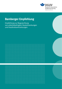 Bamberger Empfehlung - Arbeitsgemeinschaft für Berufs