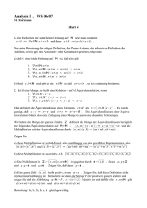 Aufgabenblatt 4 - informatik.uni