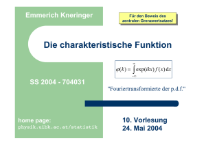 Statistik und Datenanalyse