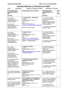 Kapitel 2: Natürliche Zahlen - Eichsfeld