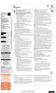 Gebrauchsinformation: Information f&uuml;r Anwender
