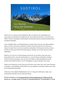 Einladung Südtirol