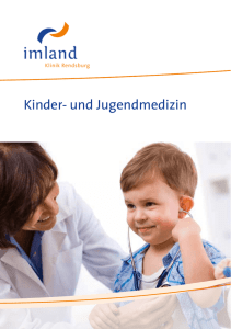Kinder- und Jugendmedizin - imland Klinik Rendsburg