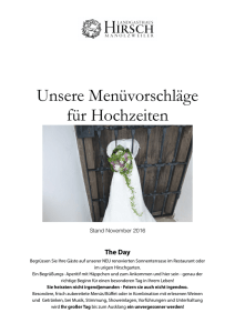 Hochzeiten 2017 - Landgasthaus Hirsch Manolzweiler