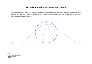 Anzahl der Punkte auf Kreis und Gerade - math.uni