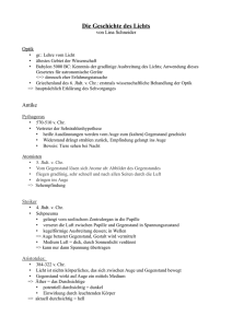 Die Geschichte des Lichts - Mathe